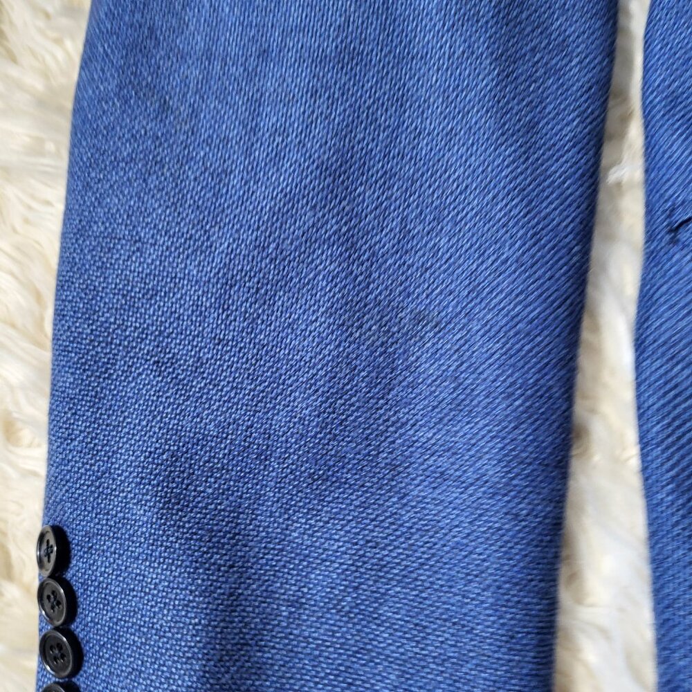 Giorgio Armani Men's Navy Vergin Wool Blazer – Made in Italy – Size 56 (EU) - Picture 12 of 14